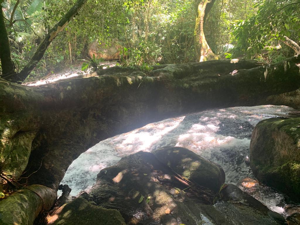 Foto da cachoeira do Rio Grande.
